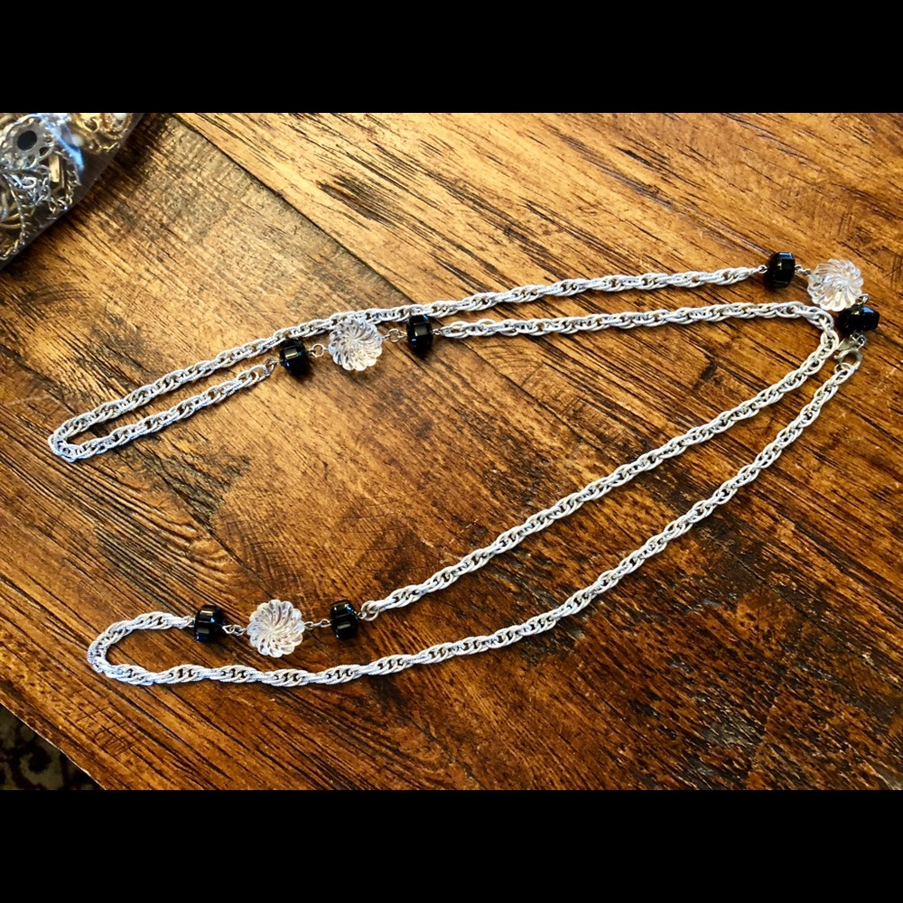 Silver costume bracelets and necklace